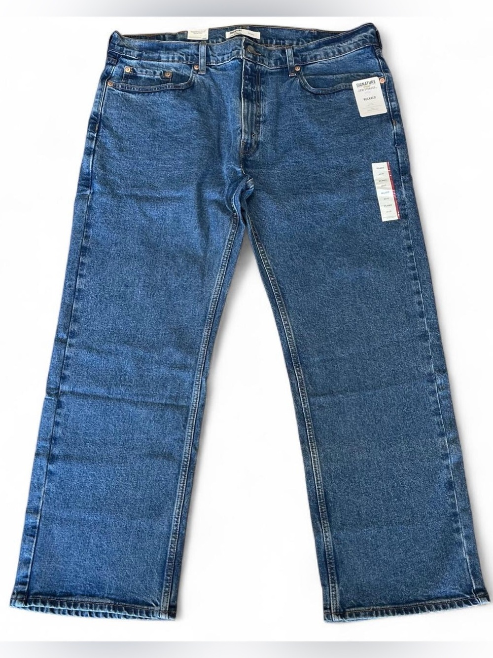 Levi Strauss Signature Gold Jeans Mens 40x30 Relaxed Fit Flex Stretch